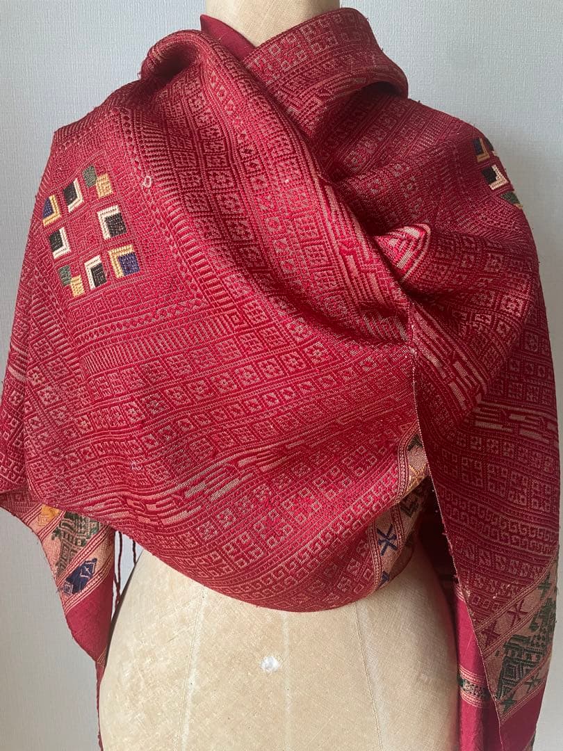 アンティークタイシルク　手織