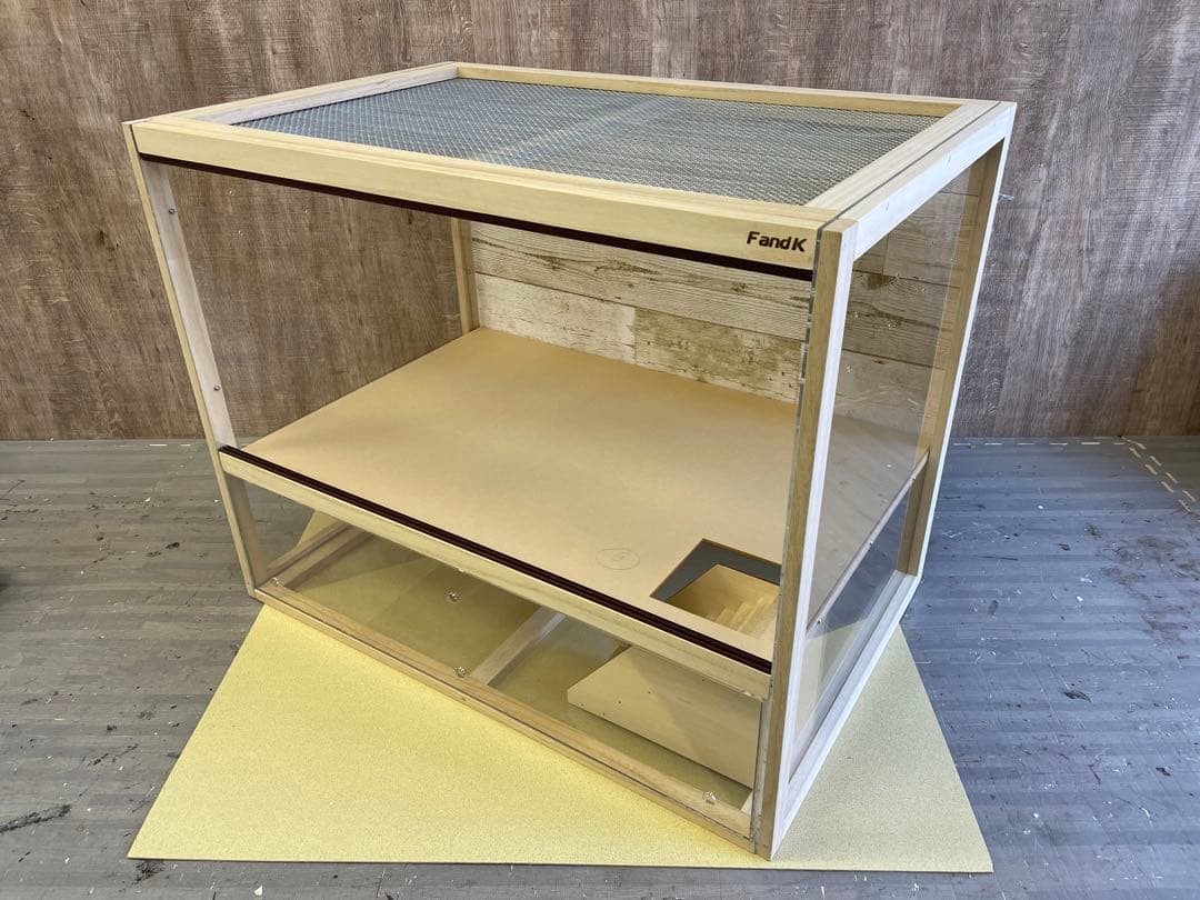 FandK 爬虫類木製ケージ