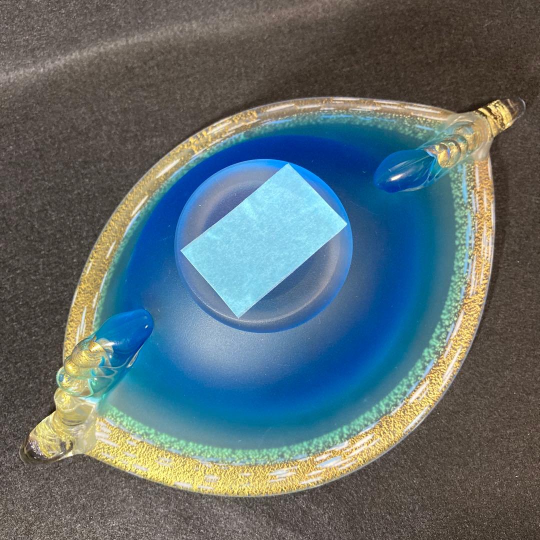 黒木国昭 金彩 硝子 ガラス 花器 鉢 器 硝子