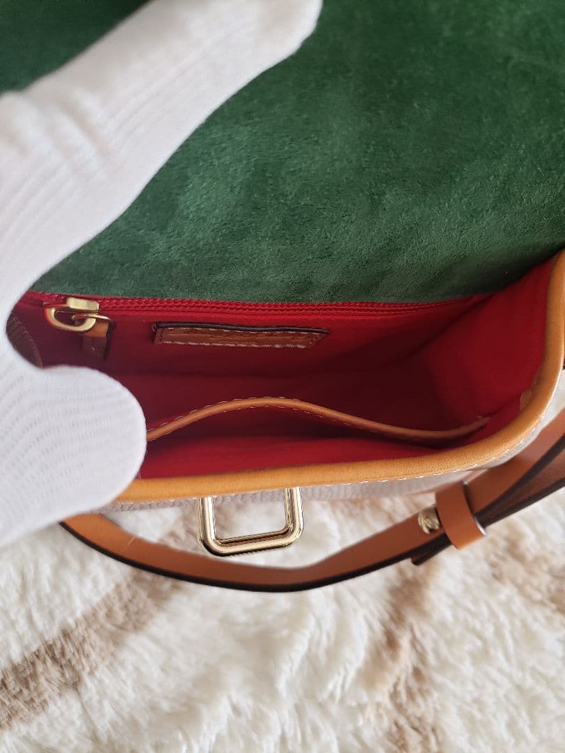 ドゥーニー&バーク ショルダーバッグ グレーパープル