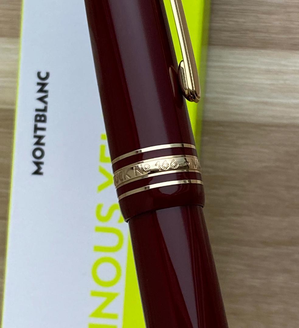超美品 モンブラン ボルドー　ル・グラン166 ドキュメントマーカー 蛍光ペン