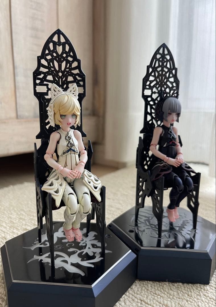 チトセリウムXCIX&Cアルベラ＆エフェル塗装済み完成品