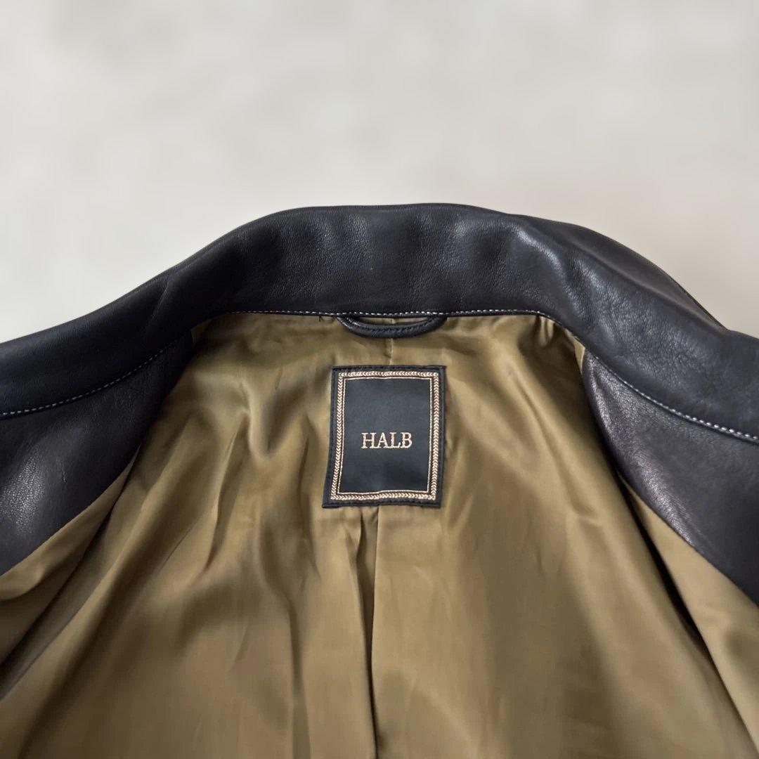 YJ125シングルライダースL　山羊革　黒　エポレット　裏地カーキ