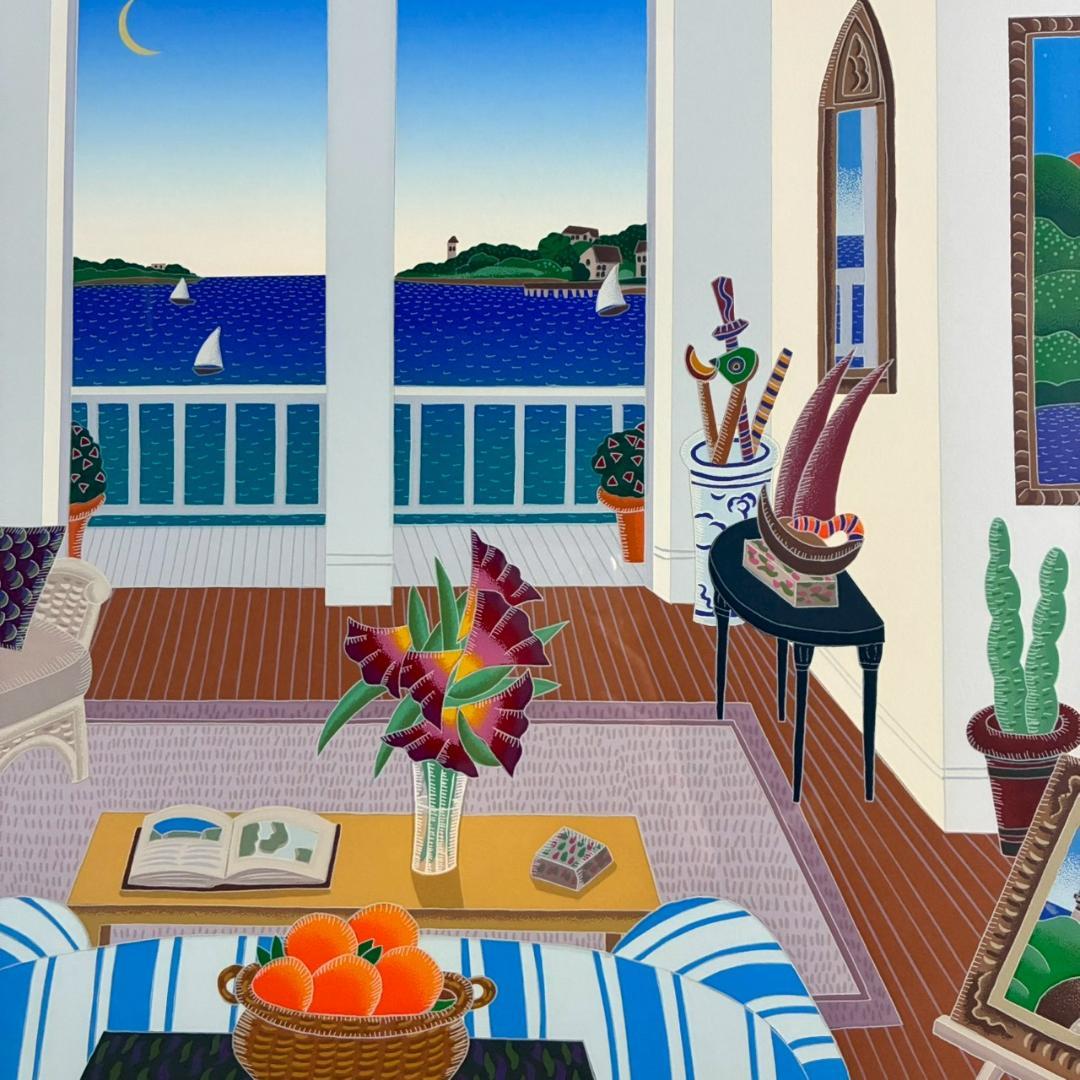 美品 トーマス・マックナイト「マダケット」シルクスクリーン サイン入 画廊シール