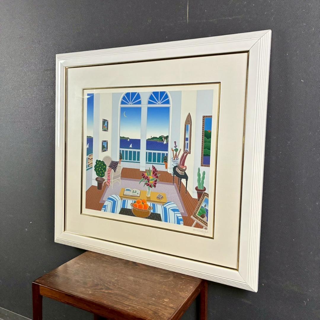 美品 トーマス・マックナイト「マダケット」シルクスクリーン サイン入 画廊シール