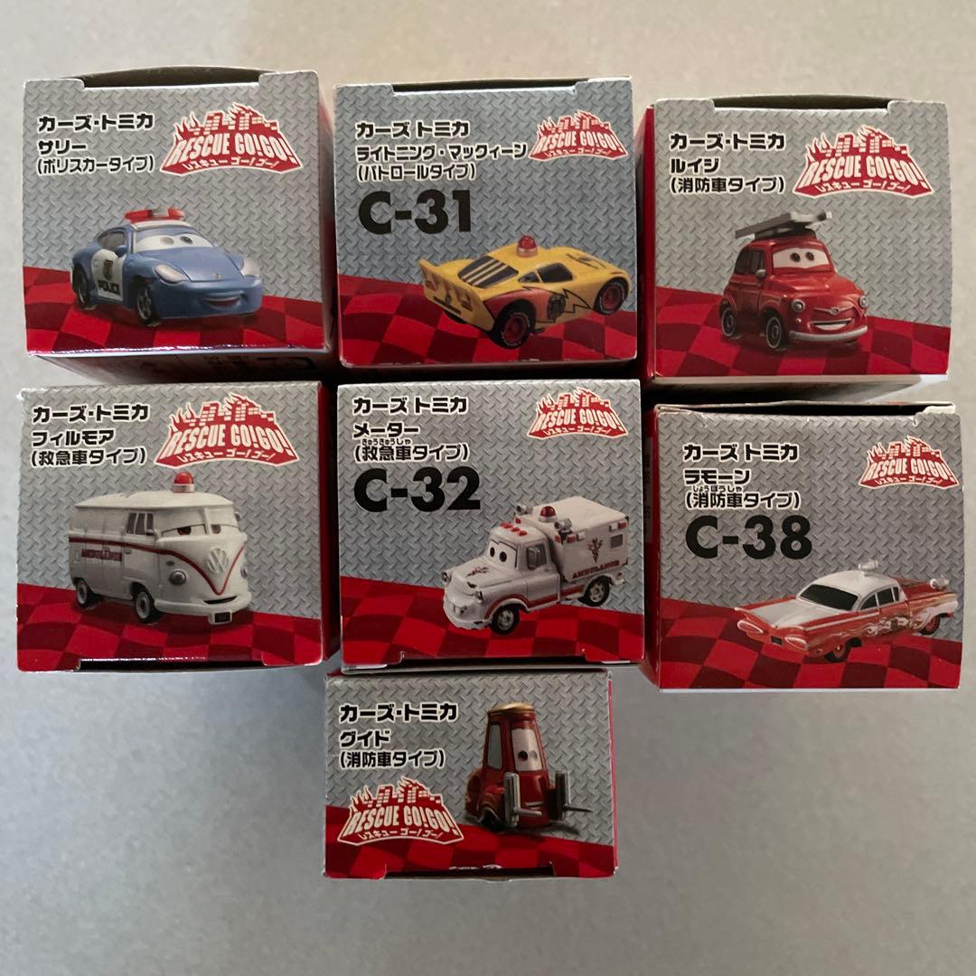 カーズトミカ　レスキューゴー！ゴー！　7台セット