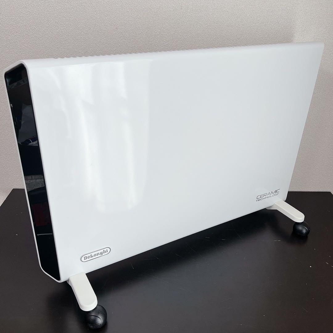 デロンギ コンベクターヒーター HXJ60L12-WH 1200Wホワイト 暖房