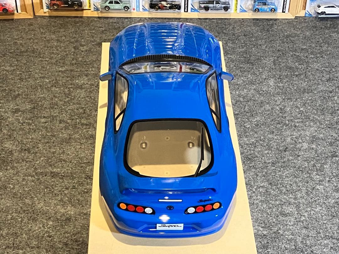 タミヤ ラジコン RC トヨタ スープラ 塗装済スペアボディ ブリリアントブルー
