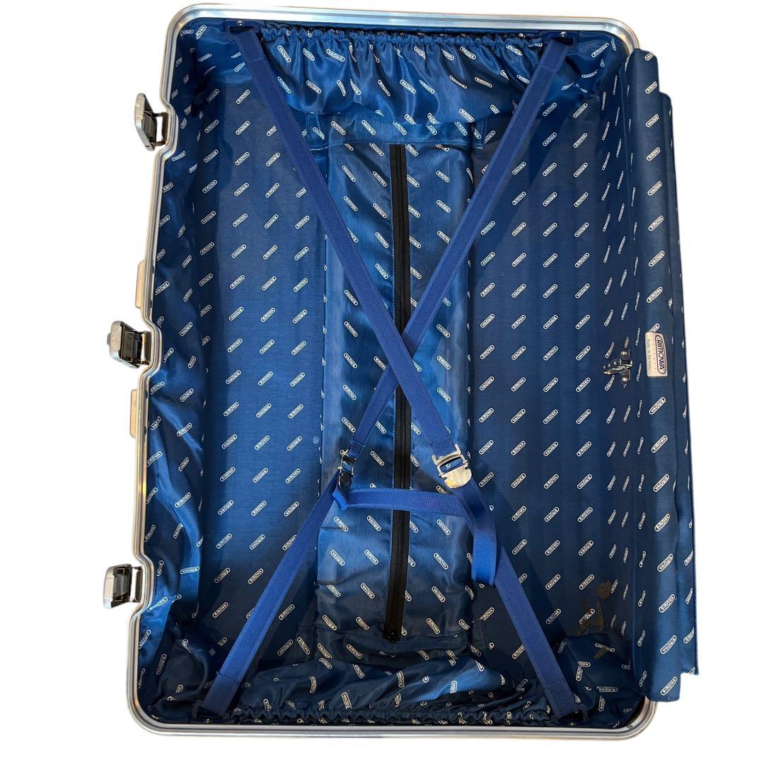 【希少・廃盤】青ロゴ リモワ トパーズ 推定84L 4輪 プルタブ 大容量