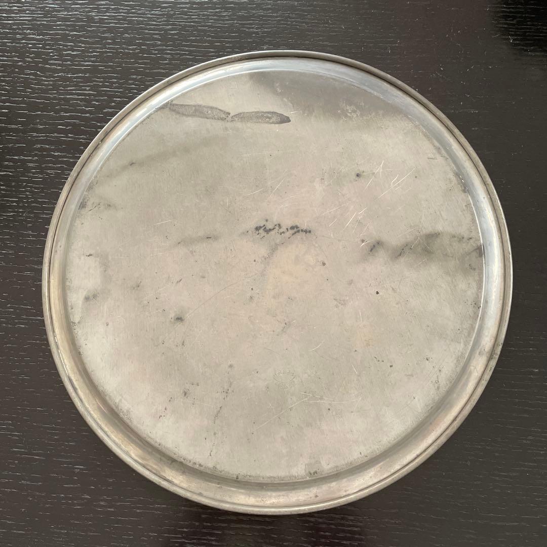 crescent pewter 社　ビンテージ　ピューター製ティーポットセット