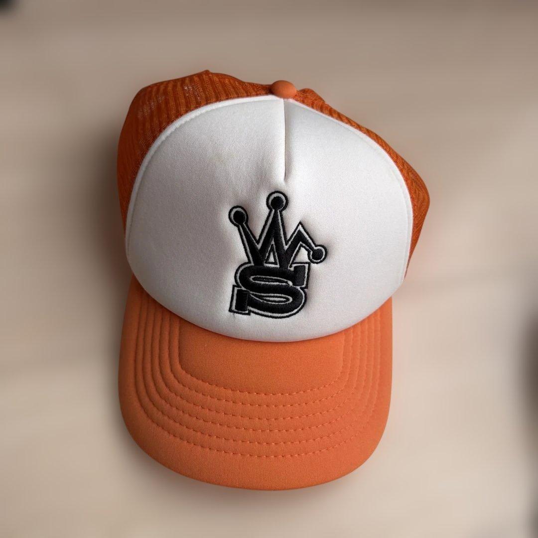 Stussy メッシュキャップ オレンジ