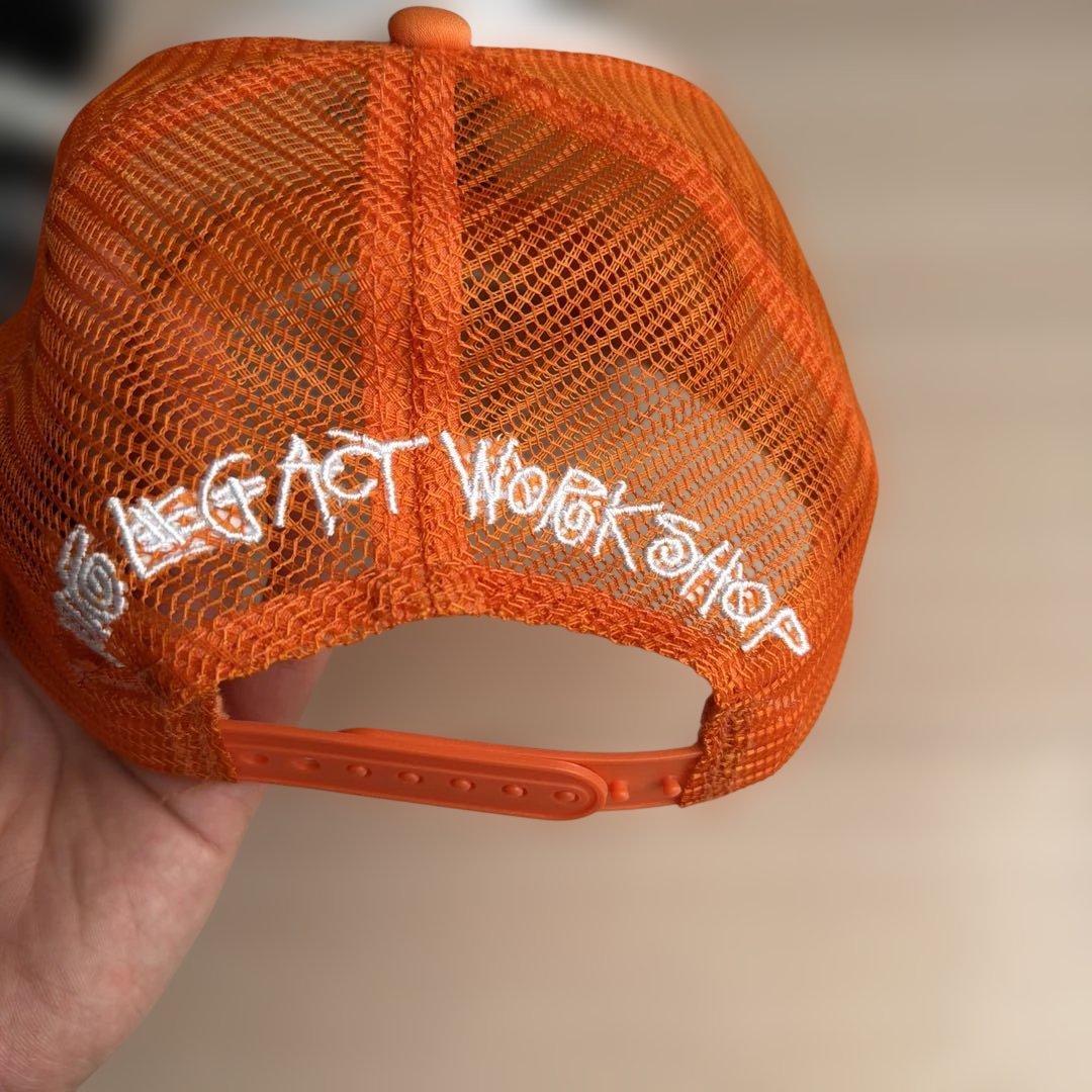Stussy メッシュキャップ オレンジ