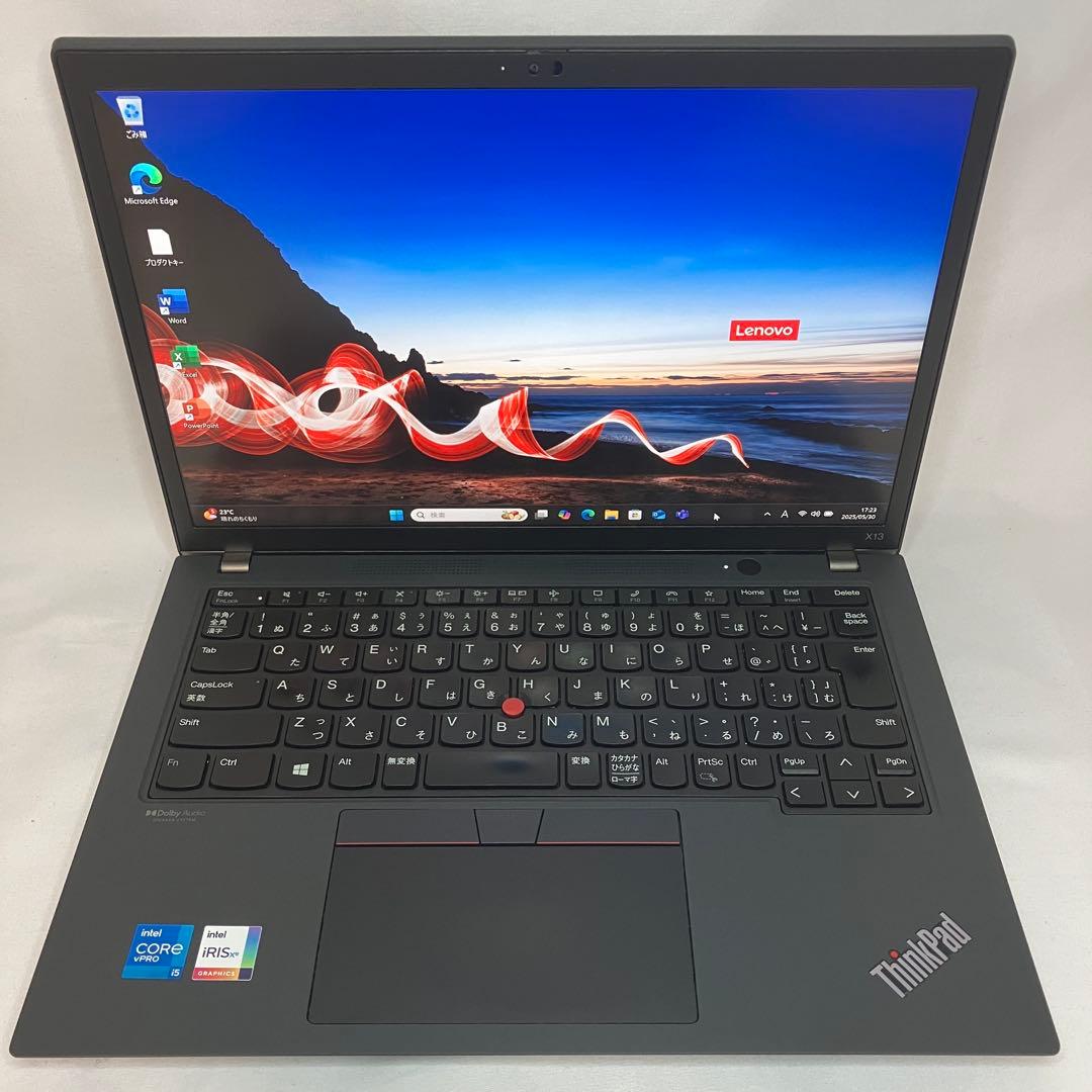 美品 ThinkPad X13 Gen2 第11世代 i5 8GB WUXGA