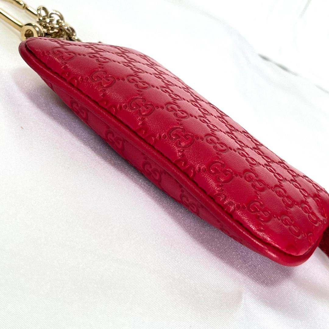 《新品》GUCCI グッチシマ レザー ケース キーケース キーホルダー