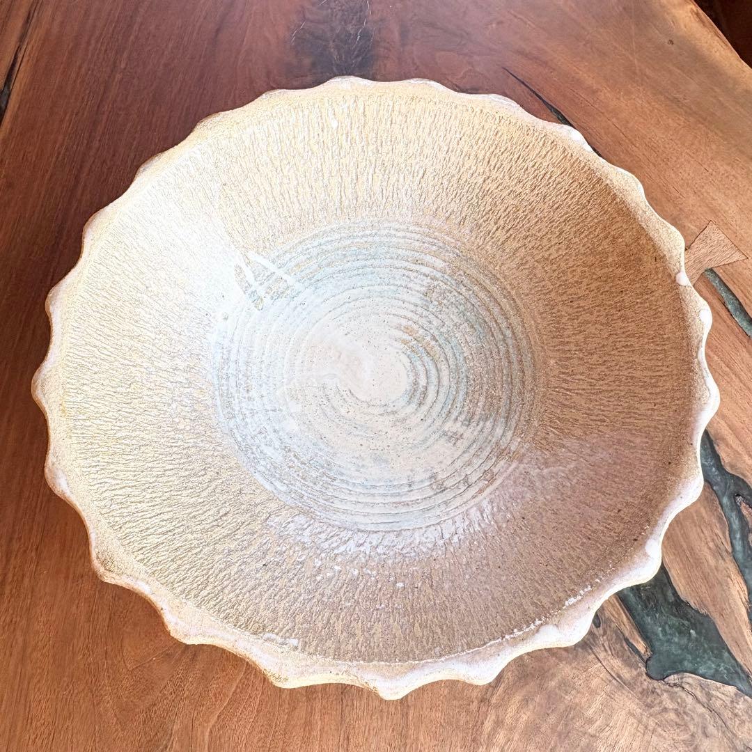 陶芸作品 大鉢 直径52cm インテリア　ディスプレイ　釉薬　大皿　店舗什器