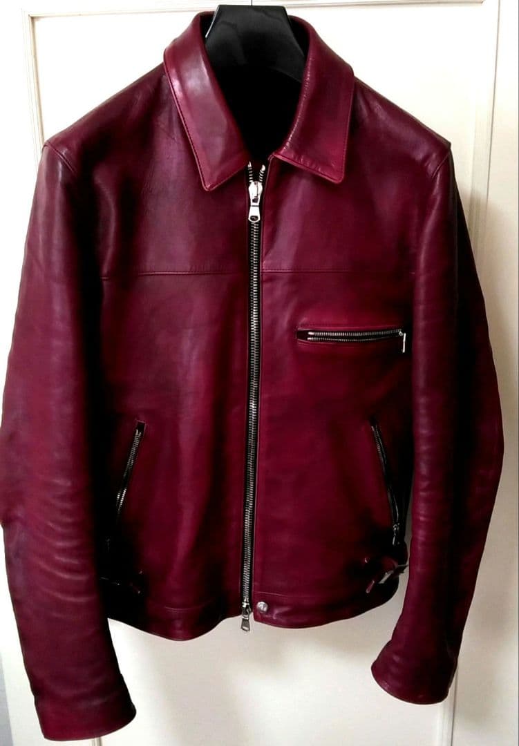 1*8様 完売品STRUM バーニングダイ シングルライダース サイズM