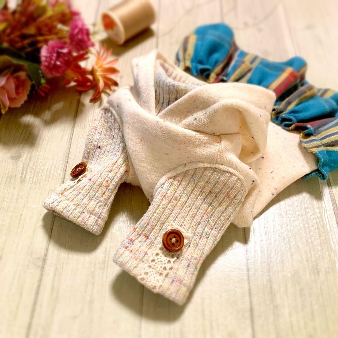 No.32 ハンドメイド犬服 ハイネックパーカーワンピース