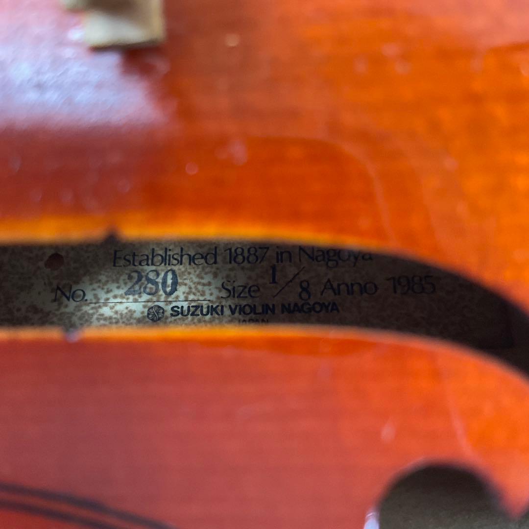 【弦新品】SUZUKIバイオリン No.280 1/8 ANNO.1985