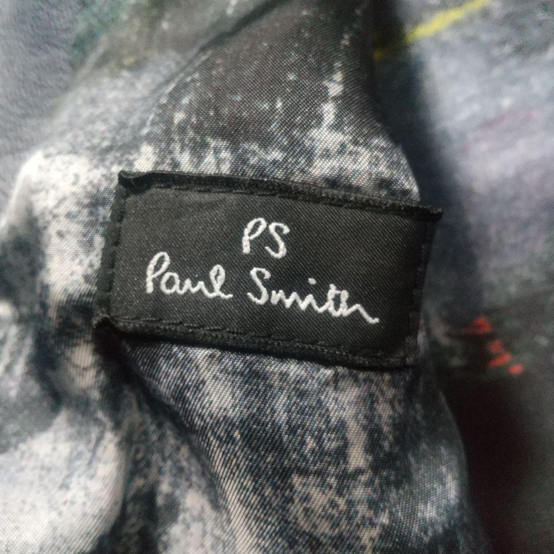 美品 L ポールスミス レザージャケット ブルゾン ボンバー MA1 革ジャン