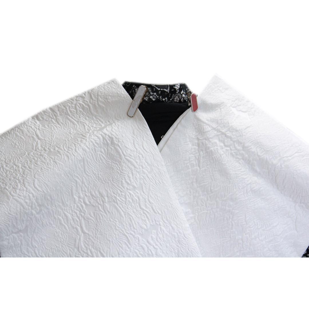 人気■絞り！黒×白■成人式振袖点単品BB14