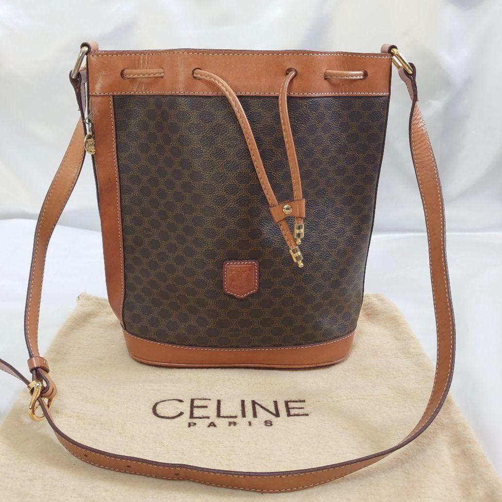 専用出品 極美品 CELINE マカダム柄 ショルダーバッグ