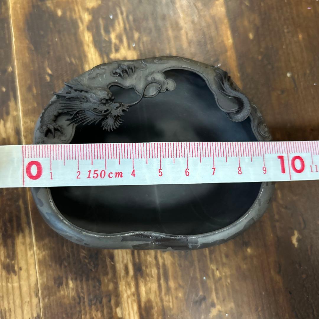 7*7様 書道 硯 老坑水盂雲龍型　美術品　芸術品　骨董品　工芸品　最高級　逸品