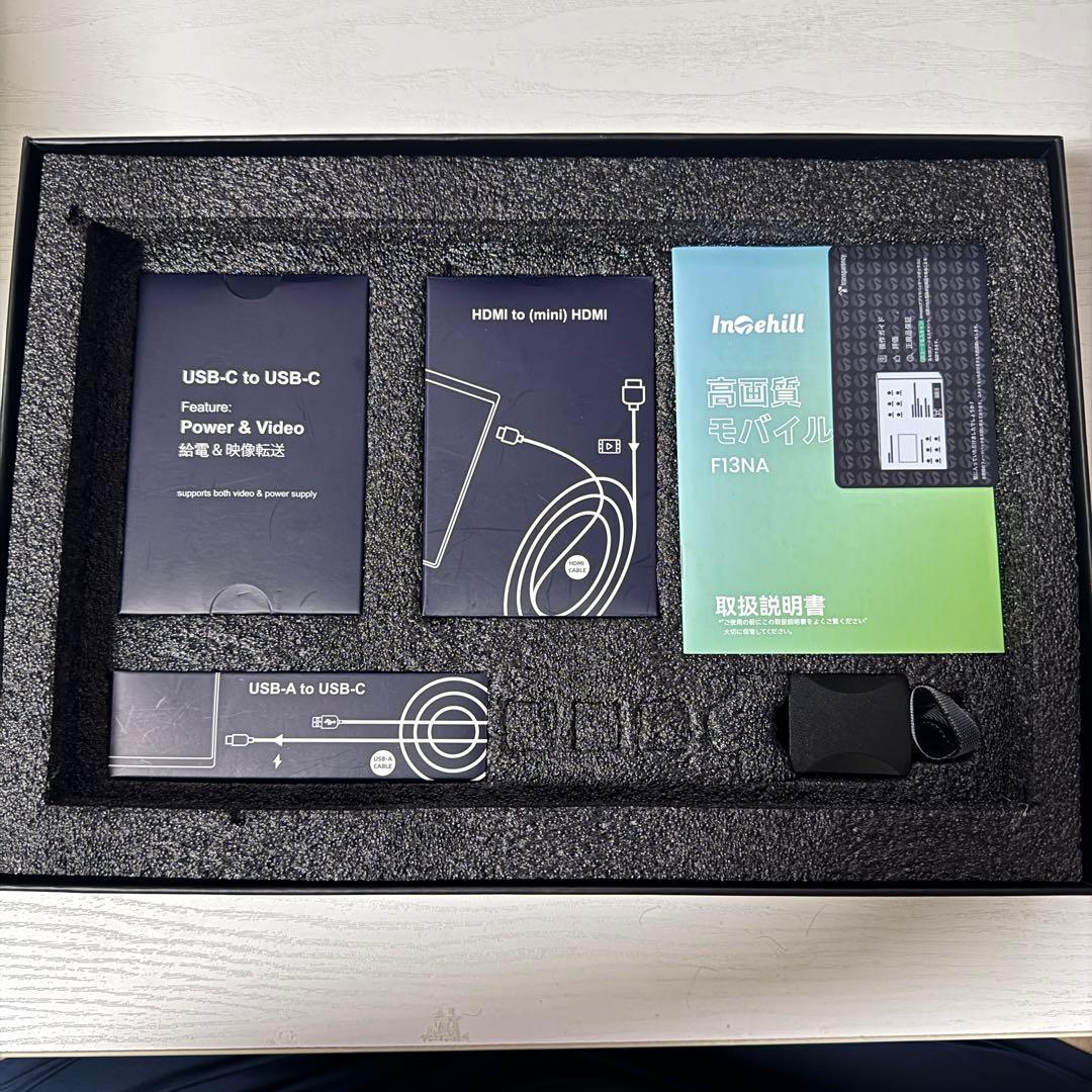 モバイルモニター 13.3インチ 有機elモニター　Intehill F13NA