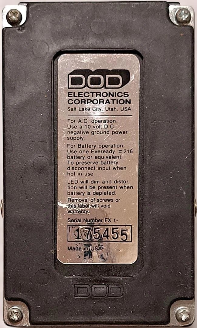 ■DOD FX40-B GRAPHIC EQUALIZER イコライザー