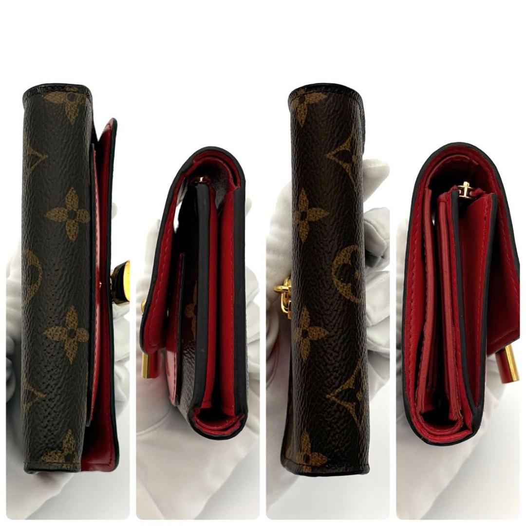 ルイヴィトン 折財布 モノグラム ポルトフォイユ フラワー コンパクト 2261