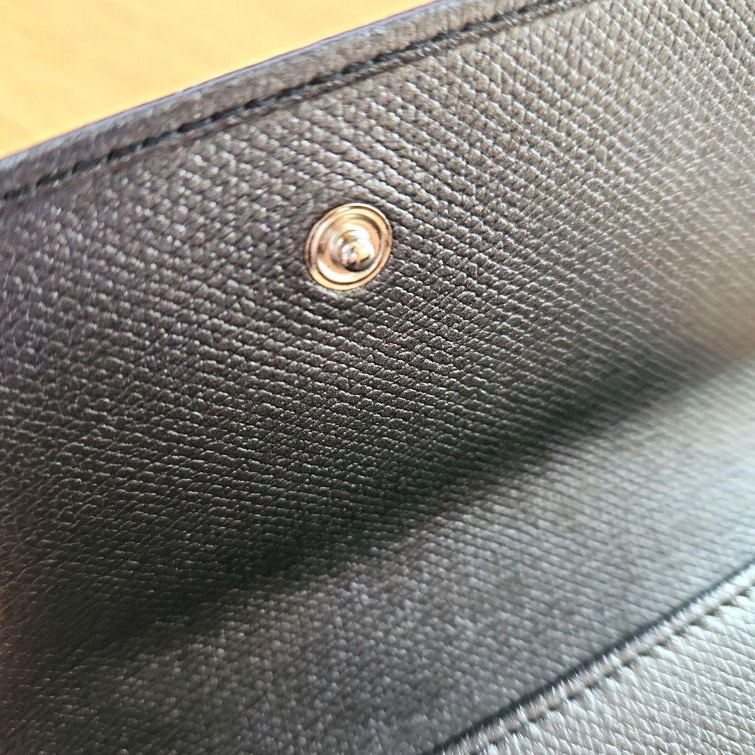 CHANELココボタン 三つ折り財布 ブラックレディース