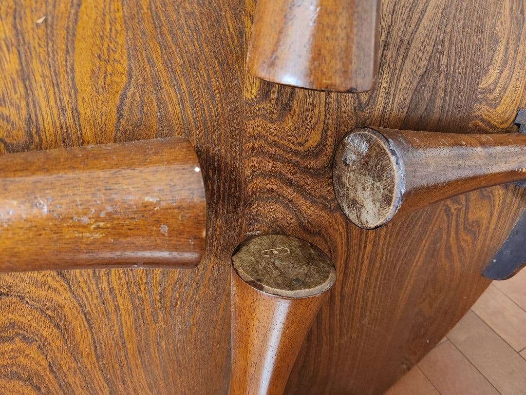 木製 円形座卓 ちゃぶ台古道具古民家古民具アンティークヴィンテージ