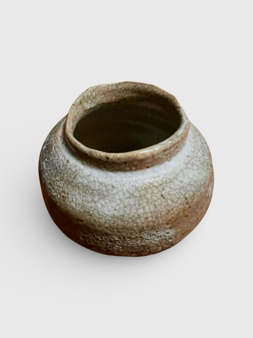 川瀬隆一郎　崎陽高麗　小壺　花入　唐津焼　高麗　井戸茶碗