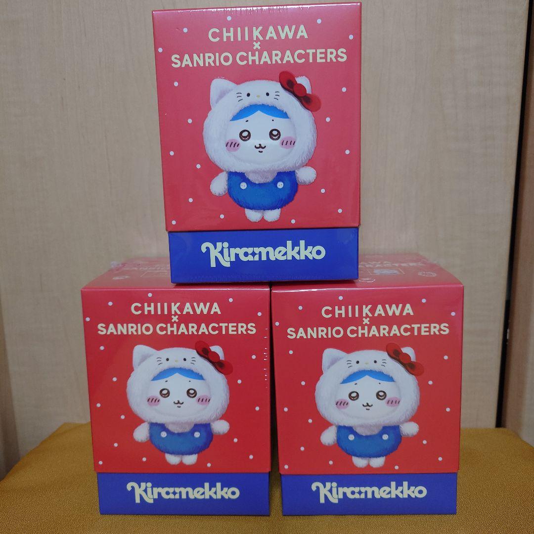 ちいかわ♡サンリオコラボ キラメッコ ちいかわ・ハチワレ・うさぎ シュリンク付き