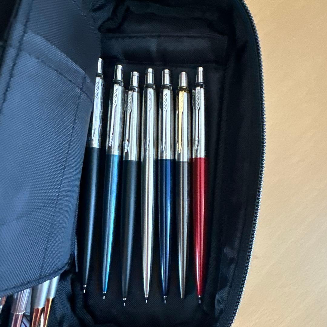 Parkerシャーペンボールペン廃盤モデルWatermanシャーペン筆箱