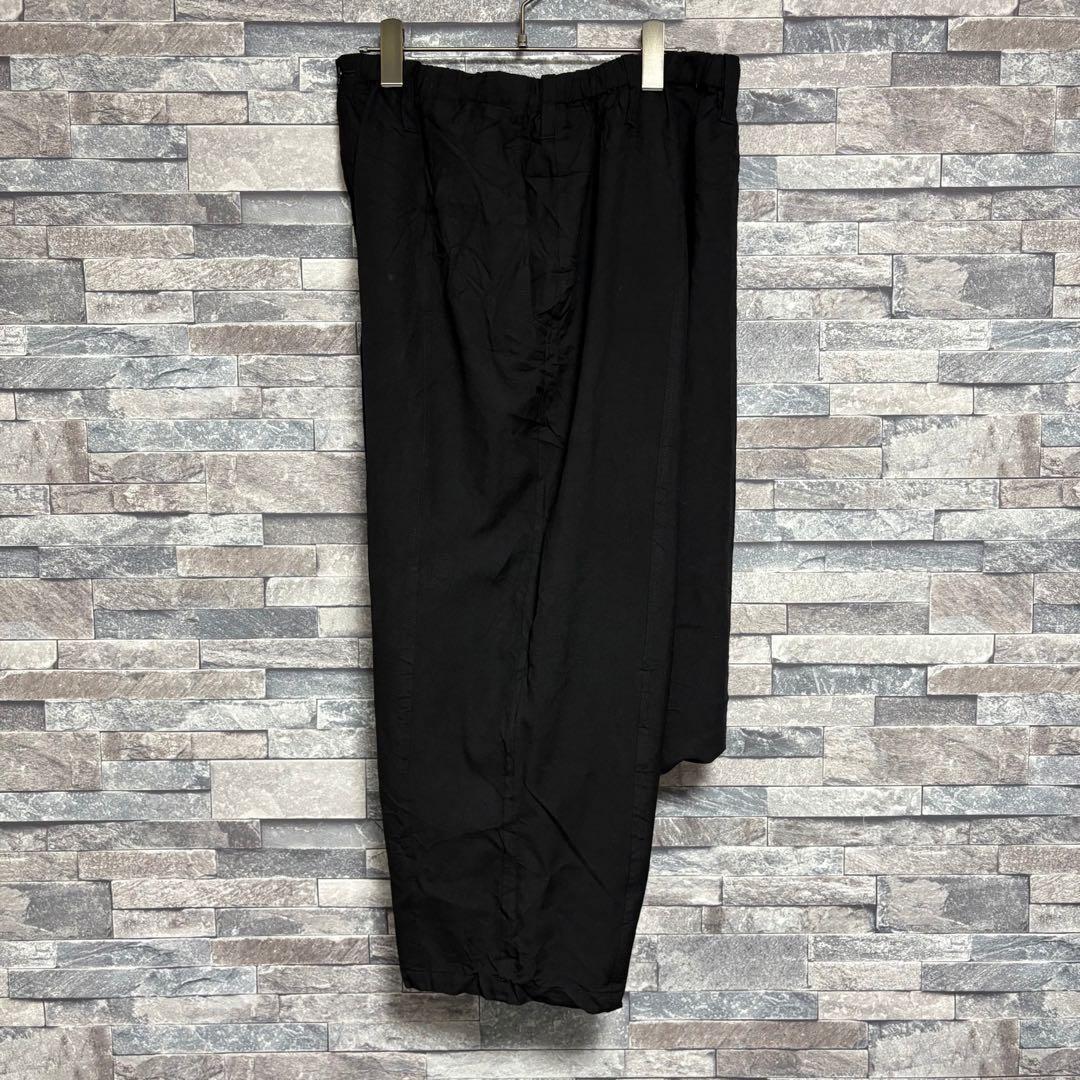 ヨウジヤマモトプールオム 16SS シワ加工サルエルパンツ BLK/2