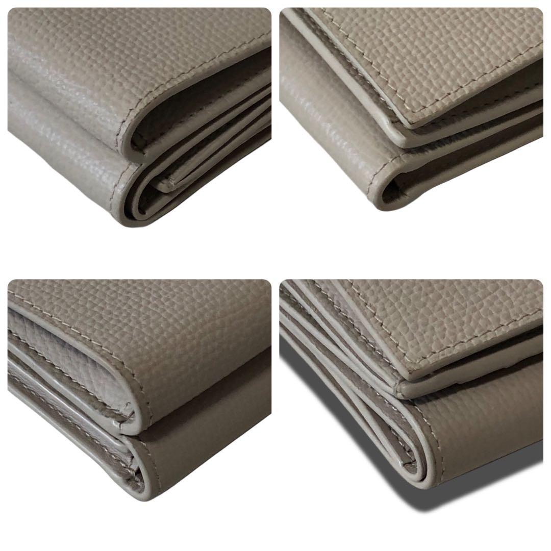 ロエベ　アナグラムバーティカルウォレットグレージュ　三つ折り財布　503