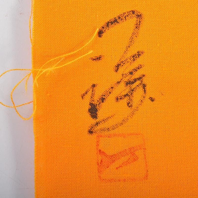 和食器　備前焼　藤原謙（三代藤原楽山）作　銘々皿　五客　共布共箱　M　R7100