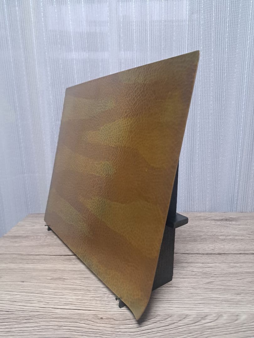 鎚起銅器 額皿 長方膳 人間国宝 玉川堂 六代目 玉川政男