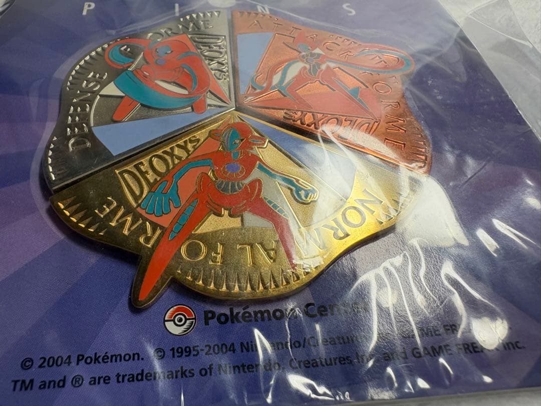 ポケモン デオキシス ピンズ ポケモンセンター 未開封 レトロ
