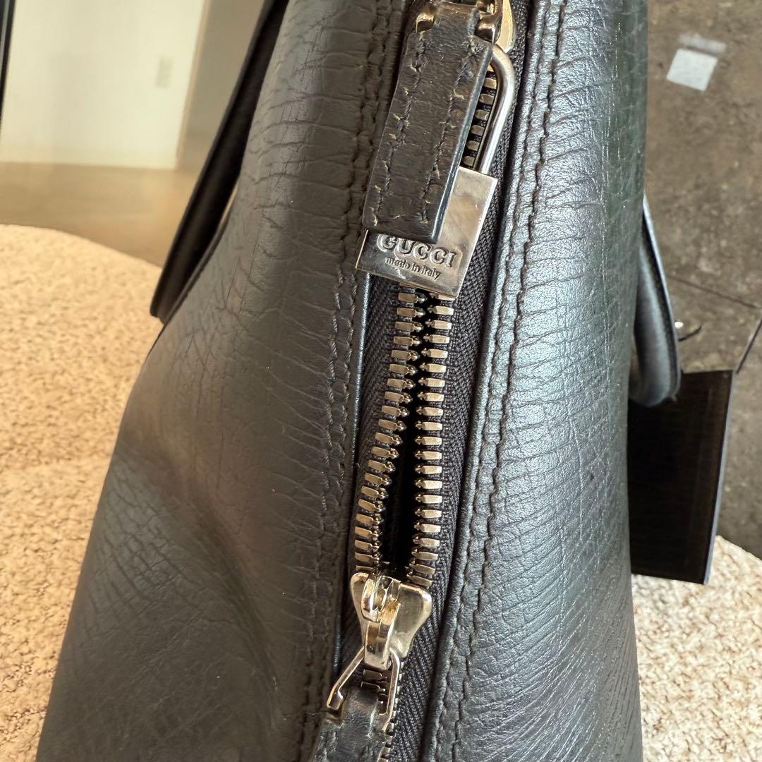 GUCCI（グッチ）ビジネスバッグ ブラック レザー