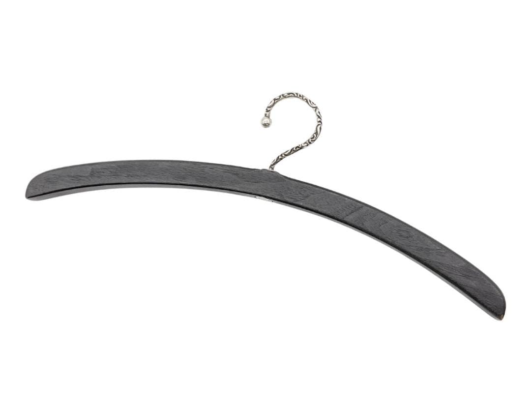 【美品】CHROME HEARTS スクロールフック　エボニーハンガー