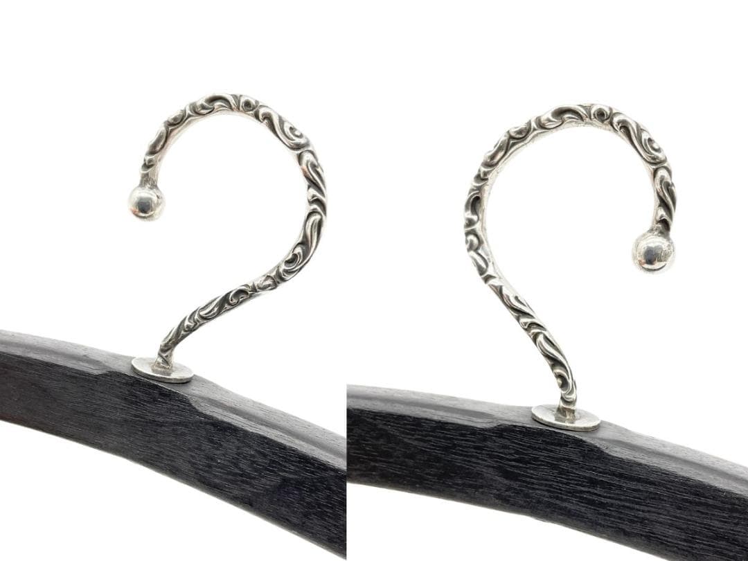 【美品】CHROME HEARTS スクロールフック　エボニーハンガー