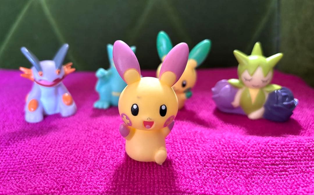 【限定品】ポケモンキッズ 色ちがい5体セット プラスル マイナン ジュカイン 他