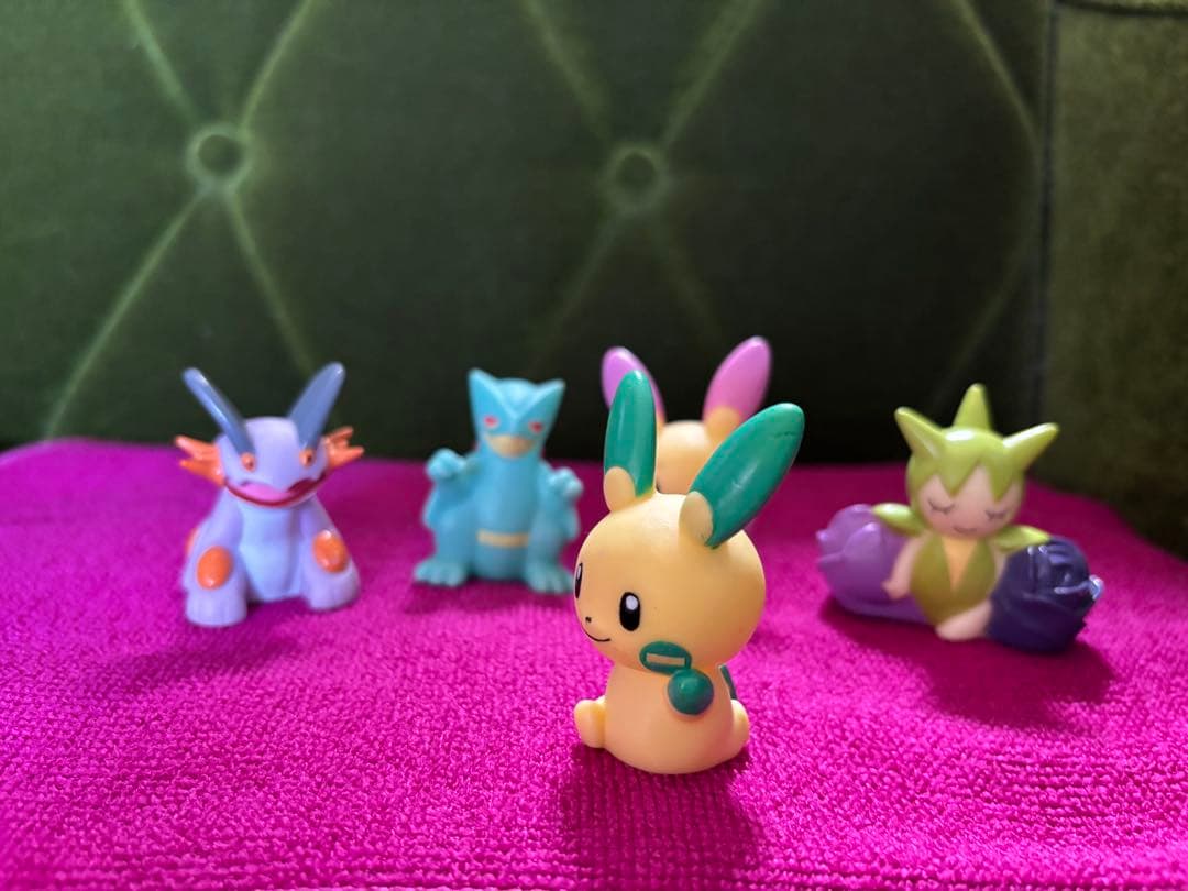 【限定品】ポケモンキッズ 色ちがい5体セット プラスル マイナン ジュカイン 他