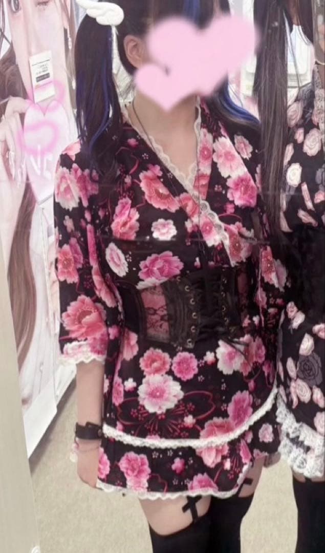 ❤︎ 姫ギャル 地雷系 浴衣ドレス ❤︎