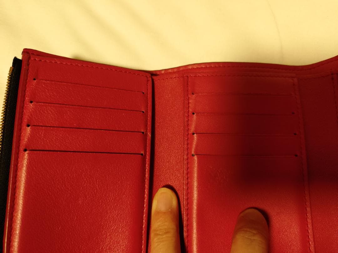 【良品☆値下げ依頼】Louis Vuitton 三つ折財布♡黒×ピンク