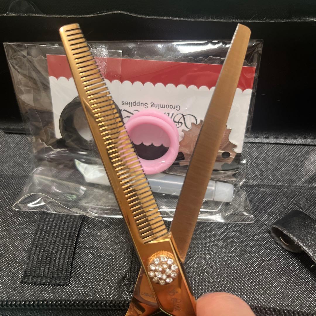 SILVERLINE 消しゴムスキバサミ　6.5インチ