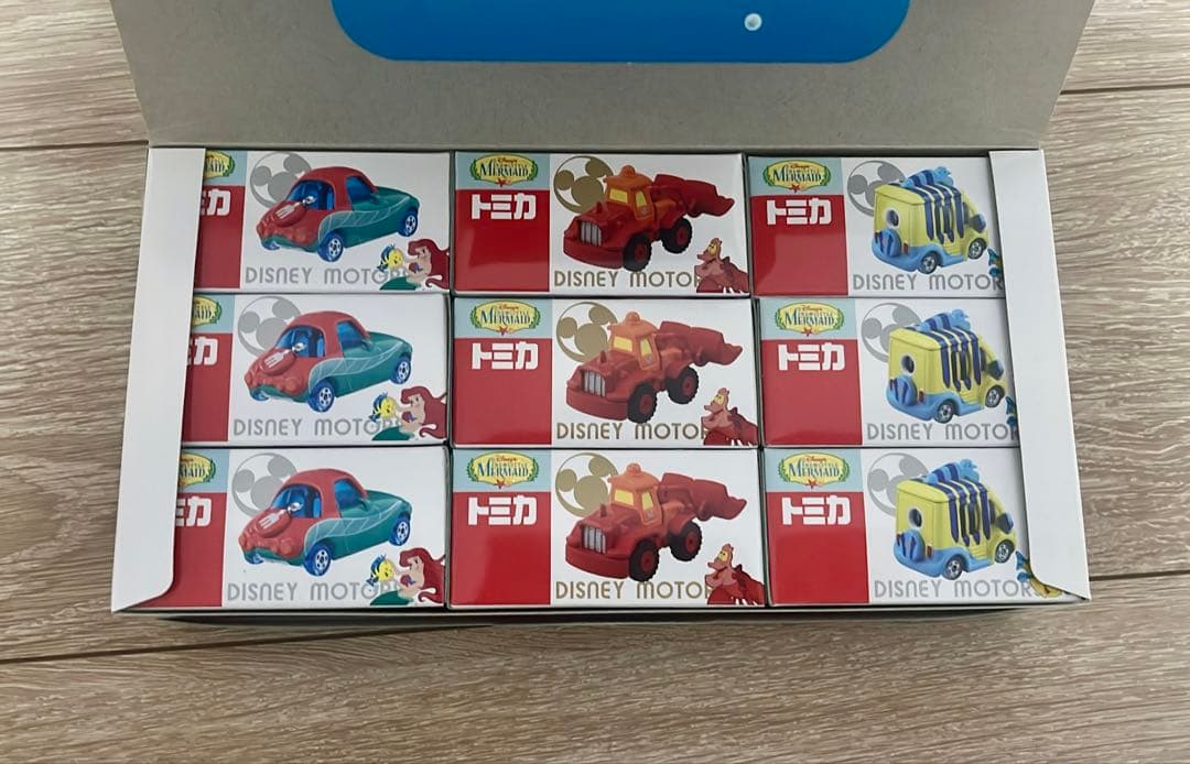 ディズニー トミカ　リトルマーメイド　セバスチャン アリエル フランダー　廃盤