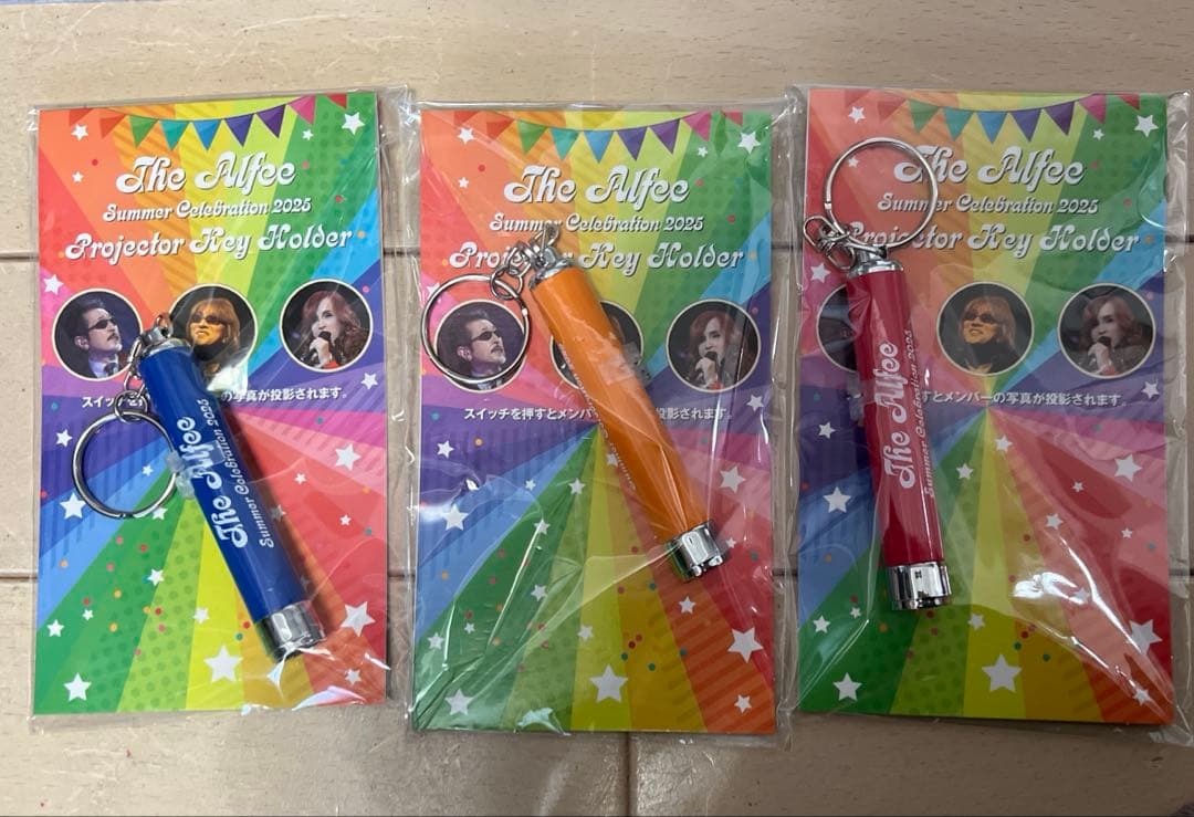 THE ALFEE 2025 プロジェクターキーホルダー