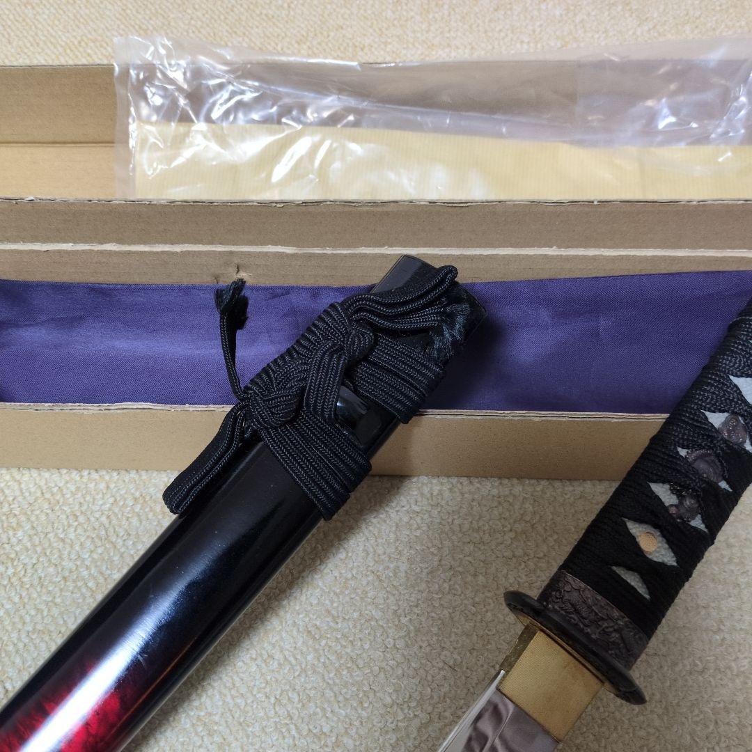 （美品）模造刀　マーブル（赤）